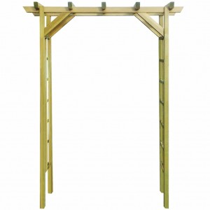 Pergola/Arco de rosas madeira impregnada 150x60x204 cm H