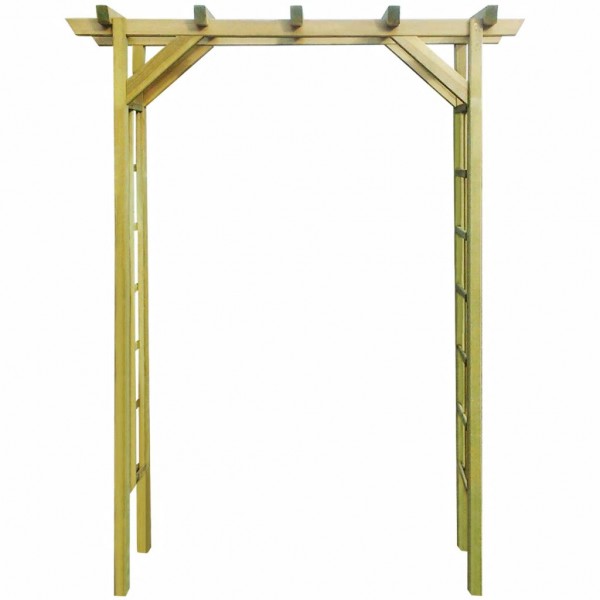 Pergola/Arco de rosas madeira impregnada 150x60x204 cm M 2