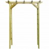 Pergola/Arco de rosas madeira impregnada 150x60x204 cm 2