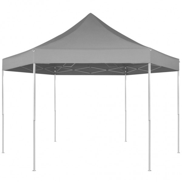 Carpa hexagonal desplegable azul oscuro 3.6x3.1 m D