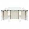Gazebo branco-nata 530 x 350 x 265 cm 4