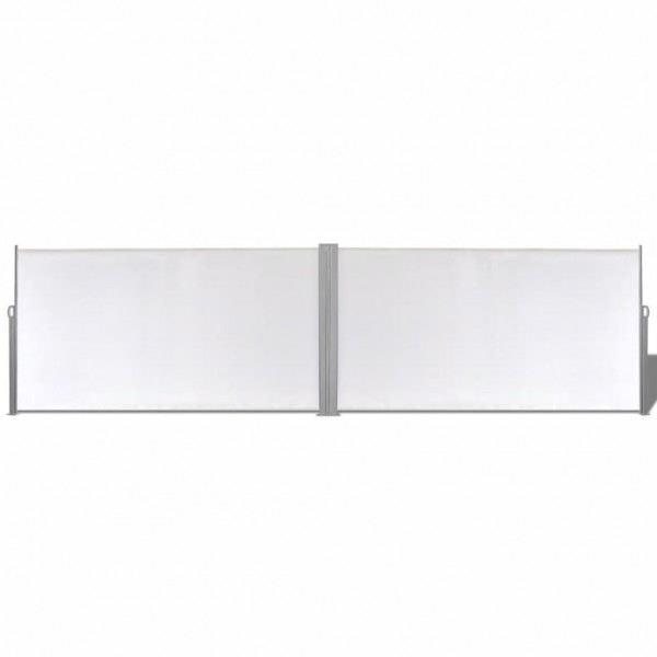 Toldo lateral retrátil. 160 x 600 cm. creme M 2