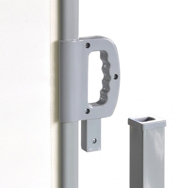 Toldo lateral retráctil color crema 160x600 cm M 5