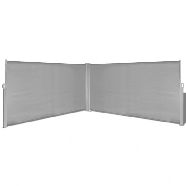 Toldo Lateral Retráctil 160x600 cm Gris D