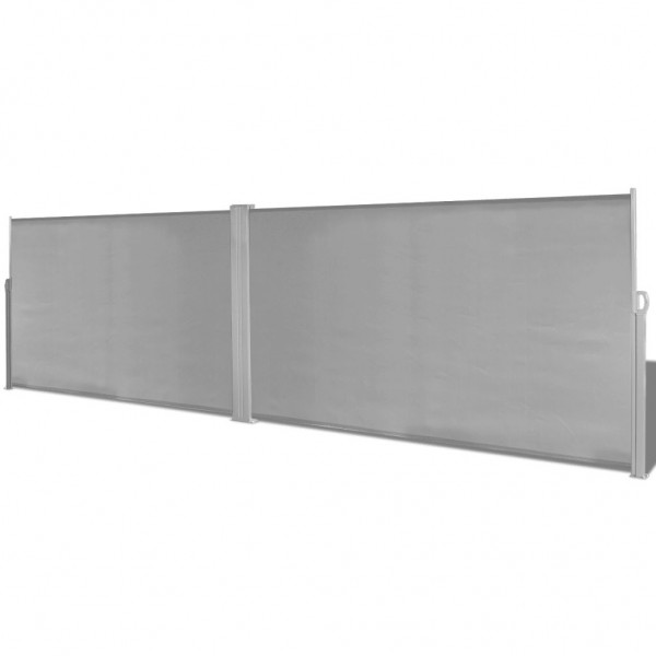 Toldo Lateral Retráctil 160x600 cm Gris M 3