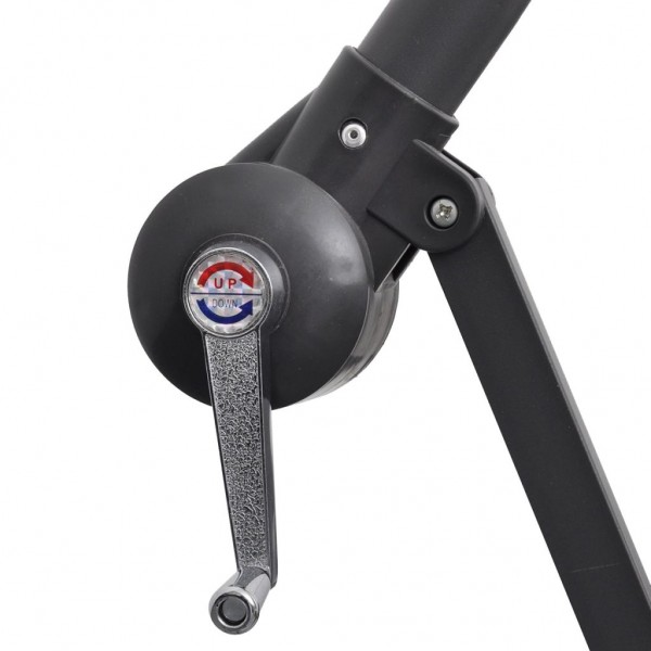 Sombrilla voladiza 3 m verde M 5