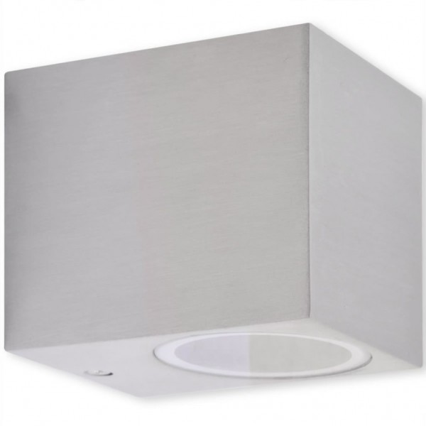 Lámparas de pared cúbicas para exteriores 2 piezas M 4