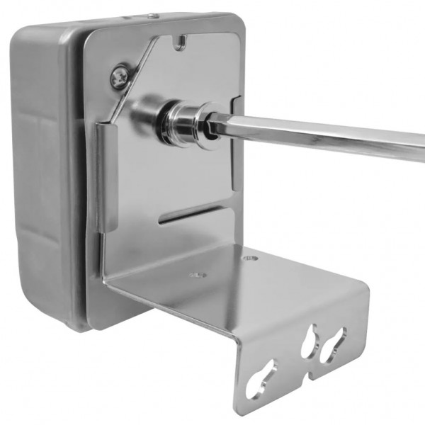 Espetón para asados y barbacoa con motor acero 1000 mm M 4