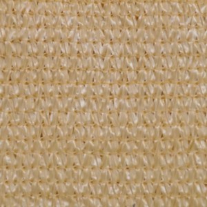 Guarda-sol HDPE quadrado 3.6x3.6 m beje H