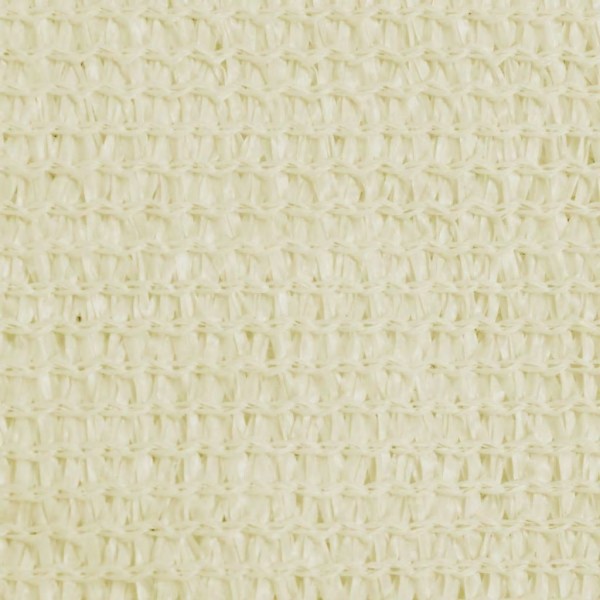 Guarda-sol HDPE quadrado 3.6 x 3.6 m creme M 2