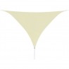 Guarda-sol em tecido Oxford triangular 5x5x5 m creme 1