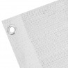 Toldo para balcón HDPE 75x400 cm blanco 3