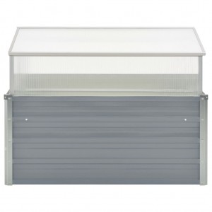 Estufa 100x100x85 cm aço galvanizado cinzento H