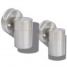Lámpara de pared exterior 2 uds acero inoxidable descendente 3