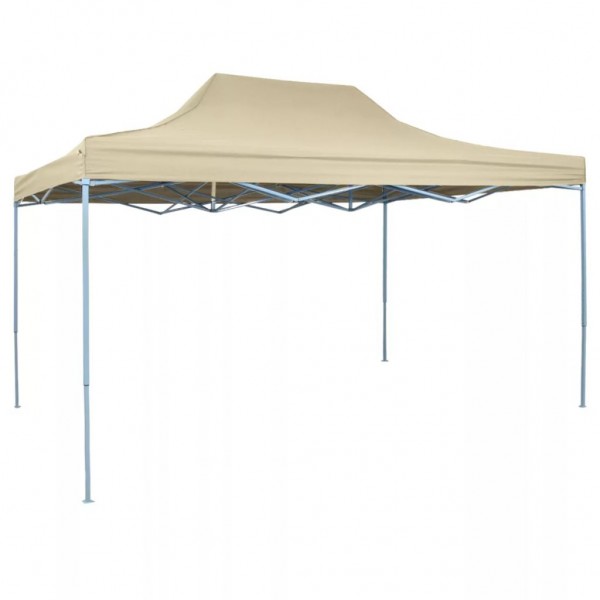 Carpa pleglable Pop-up 3x4.5 m blanco crema D