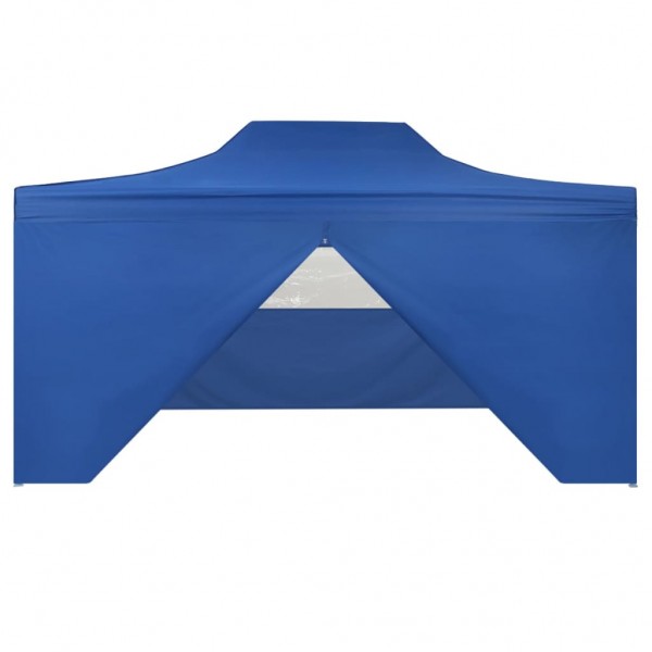 Tenda pop-up dobrável com 4 paredes laterais 3x4.5 m azul M 4