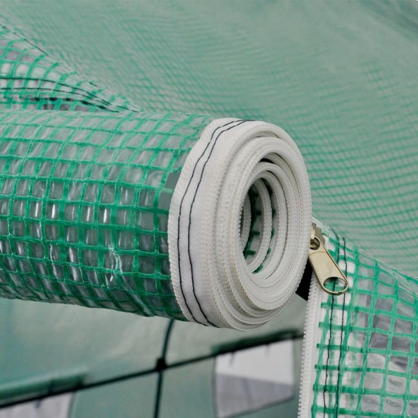 Estufa/túnel de polietileno portátil com estrutura em aço 18 m² M 3