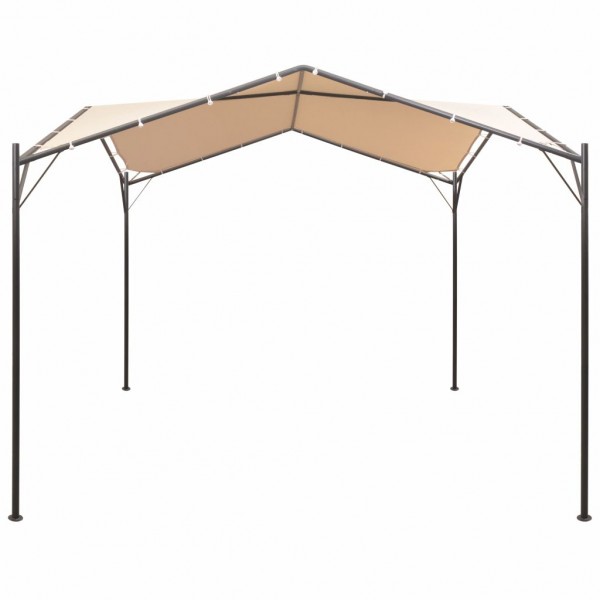 Gazebo tenda com toldo 4x4 m aço bege M 3