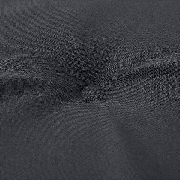 Cojín de banco de jardín tela Oxford gris antracita 150x50x3 cm M 3