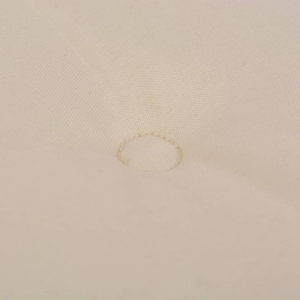 Almofadão p/ banco de jardim 120x50x3cm tecido oxford creme M 3