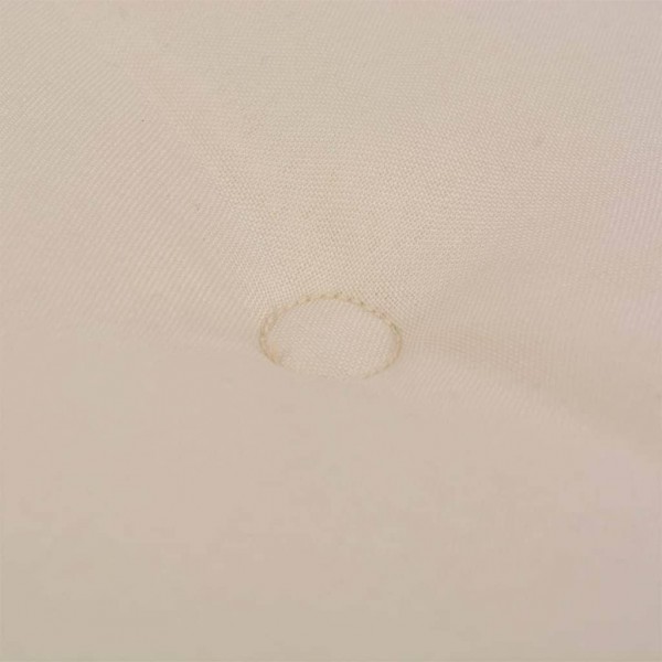 Almofadão p/ banco de jardim 150x50x4 cm tecido oxford creme M 3