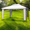 Gazebo 3x4 m branco 4