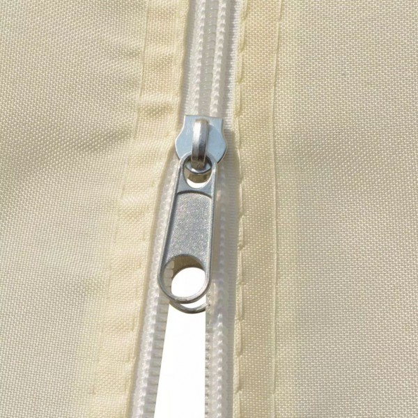 Marquesina de jardín con cortinas blanca 4x3 m M 4