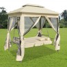 Gazebo com baloiço conversível branco nata 3