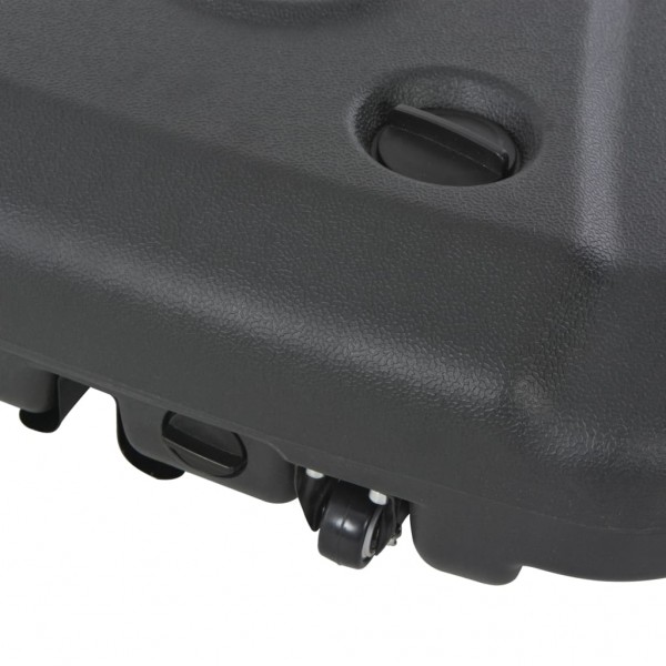 Base de sombrilla de exterior negra M 3