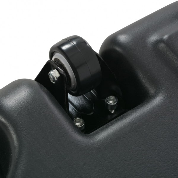 Suporte para guarda-sol de exterior preto M 4