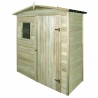 Caseta de almacenaje de jardín madera de pino 1