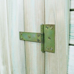 Caseta de almacenaje de jardín madera de pino H