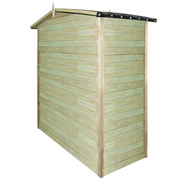 Caseta de almacenaje de jardín madera de pino M 4