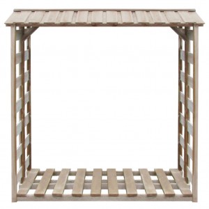 Caseta de lenha de pinho impregnada 150x90x176 cm H