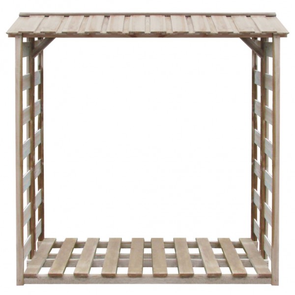 Caseta para leña madera de pino impregnada 150x90x176 cm M 2