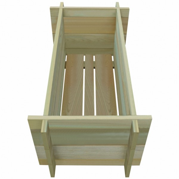 Canteiro elevado jardim 80 cm pinho impregnado M 3