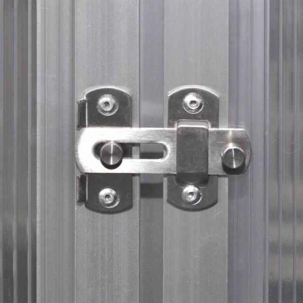 Invernadero de aluminio gris antracita 3.46 m² M 3