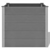 Canteiro elevado para jardim WPC 100x50x91 cm cinzento 5
