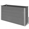 Arriate de WPC gris 150x50x91 cm 4
