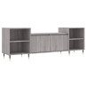 Mueble para TV madera contrachapada gris Sonoma 160x35x55 cm 2