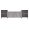 Mueble para TV madera contrachapada gris Sonoma 160x35x55 cm 5