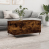 Mesa de centro madera contrachapada roble ahumado 90x44.5x45 cm 1