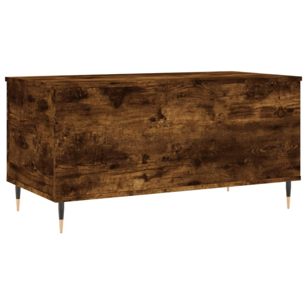 Mesa de centro madera contrachapada roble ahumado 90x44.5x45 cm M 5