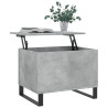 Mesa de centro madera contrachapada gris hormigón 60x44.5x45 cm 3