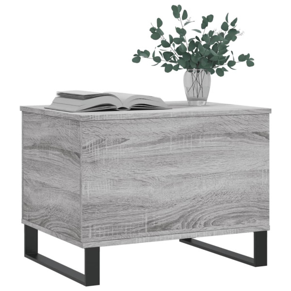 Mesa de centro madera contrachapada gris Sonoma 60x44.5x45 cm M 4