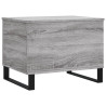 Mesa de centro madera contrachapada gris Sonoma 60x44.5x45 cm 5