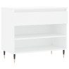 Mueble zapatero madera contrachapada blanco 70x36x60 cm 2