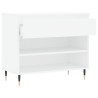 Mueble zapatero madera contrachapada blanco 70x36x60 cm 5