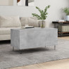 Mesa de centro madera contrachapada gris hormigón 90x44.5x45 cm 1