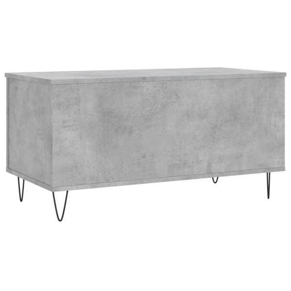 Mesa de centro 90x44.5x45 derivados de madeira cinzento cimento M 5